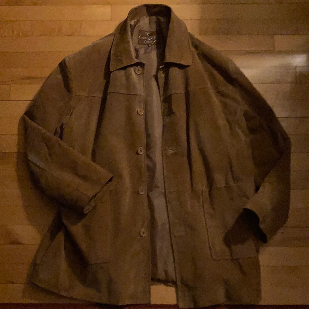 XL Caribou Creek Brown Leather jacket like new